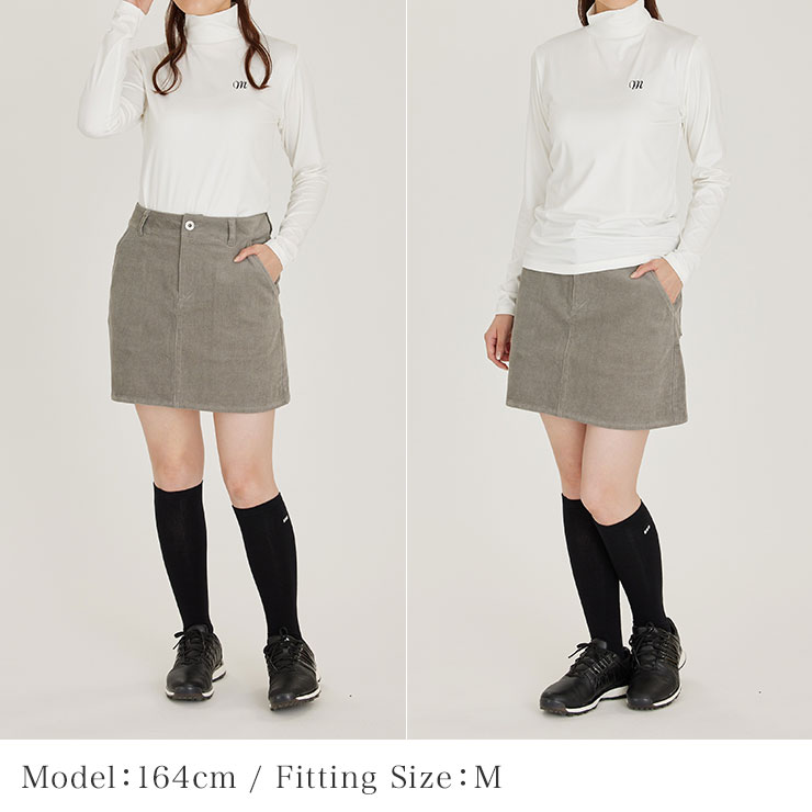 mona delsol ワンポイント裏起毛ハイネックインナー S/M 小さいサイズ