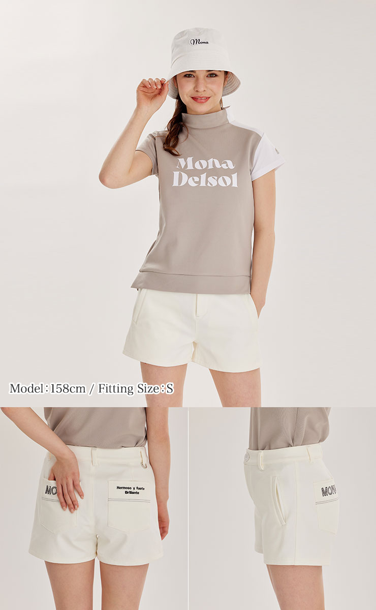 特別価格】mona delsol バック刺繍ショートパンツ M 小さいサイズ