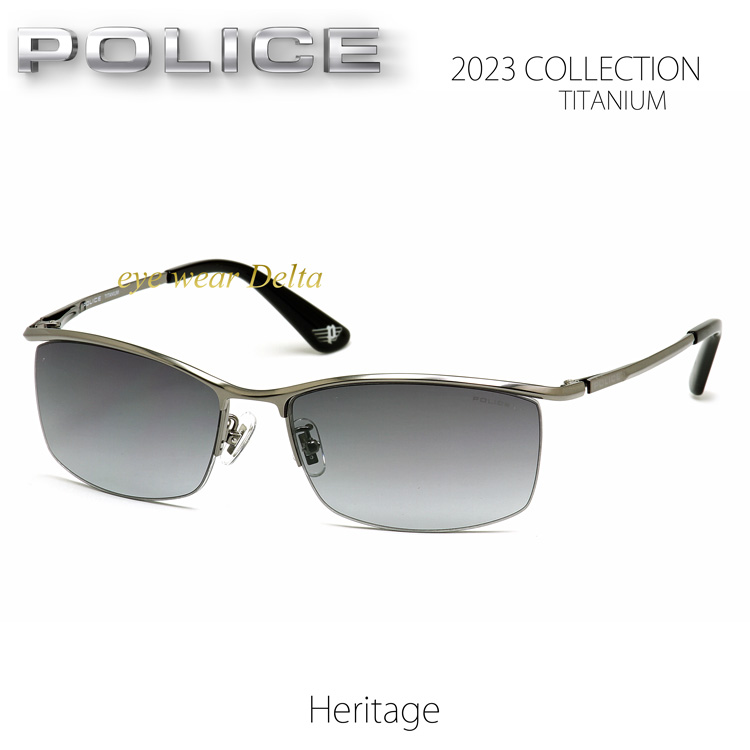 ポリス サングラス POLICE 2023年ニューモデル SPLG38J-0568