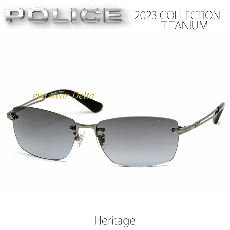 ポリス サングラス POLICE 2023年ニューモデル SPLG39J-568N