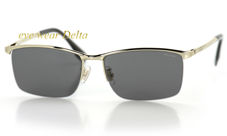 POLICE ポリス SPLT74J-300Z サングラス 偏光レンズ Shiny Gold メンズ・レディース  ステンレス×アセテート フルリム splt-74j POLICE（ポリス） サングラス 2026年モデル SPLT67J-0300 国内正規代理