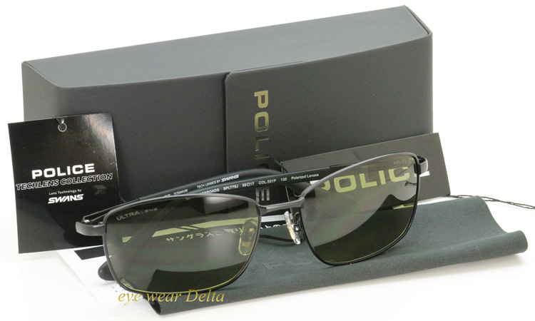 POLICE（ポリス） POLICE×SWANS 偏光サングラス 2026年モデル SPLT75J