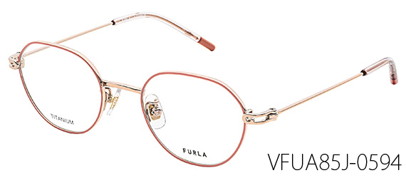 FURLA フルラ メガネ フレーム サングラス VFUA85J-08NE-47 FURLA（フルラ） メガネフレーム VFUA85J 2025AWモデル 国内正規代理店