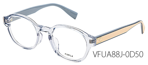 フルラ　FURLA  メガネフレーム　新品　メガネ店ストック VFU795J 08NE 53 FURLA フルラ メガネ メガネフレーム オーバル