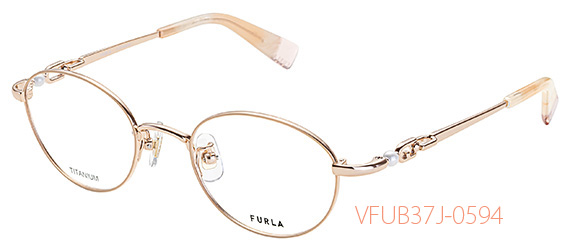 FURLA（フルラ） メガネフレーム Oggiタイアップ VFUB37J 2026モデル