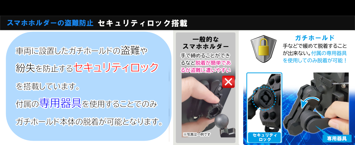 デルタダイレクト D-2238 (意匠登録済み) バイク用 スマートフォン