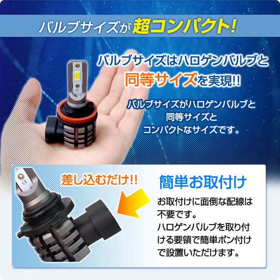 デルタダイレクト デュアルフォーカス LEDフォグランプ ホワイト