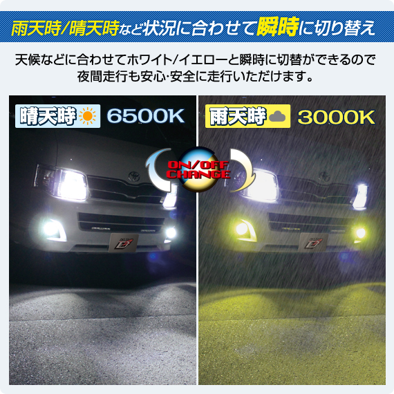 デルタダイレクト デュアルフォーカス LEDフォグランプ ホワイト