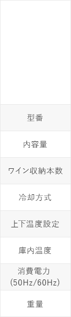PlusQ(プラスキュー) ワインセラー機能一覧