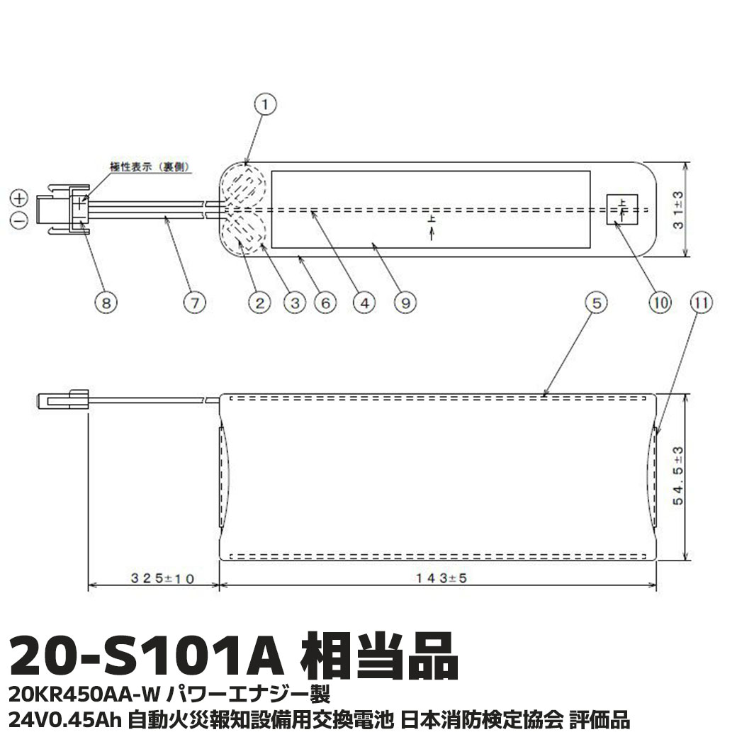 20-S101A 相当品 互換品 古河電池