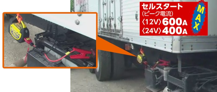 AS-1224JS-S 日動工業 DC12V/24V兼用エンジンスターター ビッグバンF1