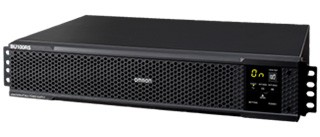 オムロン 通信/HUB/ネットワークラックに収まるフロントマウント向けUPS(無停電電源装置) 出力容量1000VA/800W BU100RS