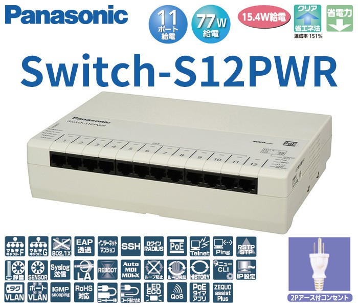 Panasonic Switch-S12PWR PN22129K-