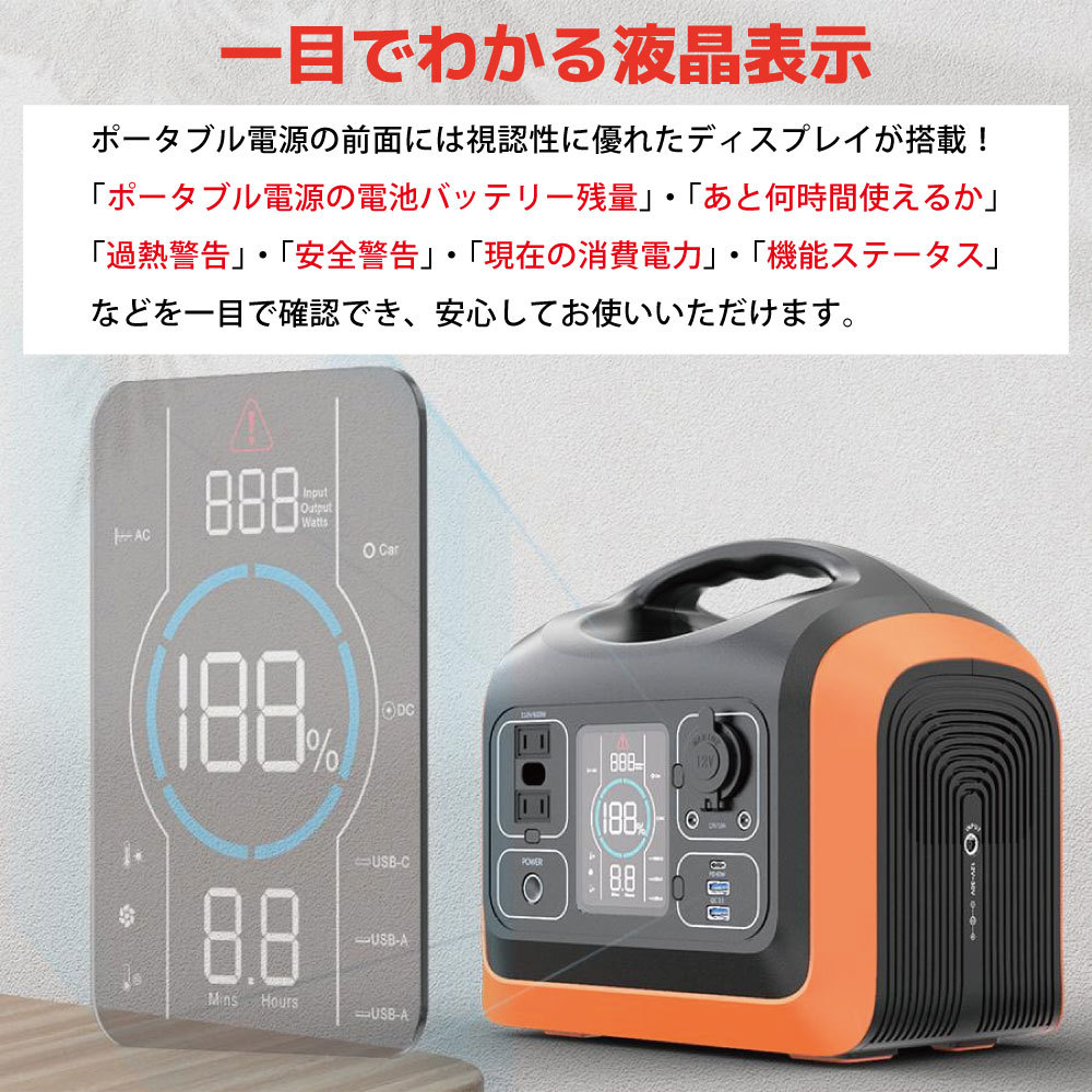 ひと目で分かる液晶表示