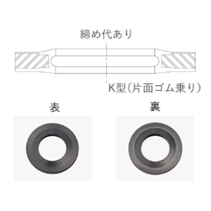 SWS4X11-K シールワッシャー・頭付ボルト用内径締め代ありタイプ（座金：ステンレス） 武蔵オイルシール工業 : 伝導機器オンライン ...