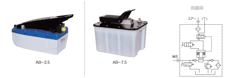 大阪ジャッキ製作所 AB-2.5 エアーブースターポンプ 油圧ポンプ 伝動機