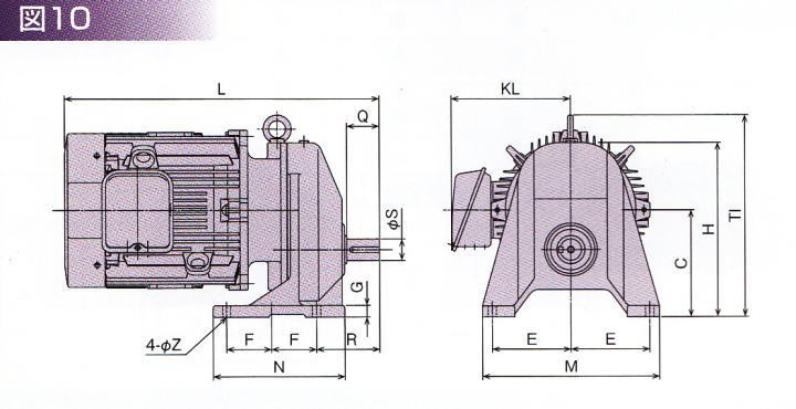 Y@VXe GP38-750-5 7.5kW 1/5 O200V M[^ ̐}