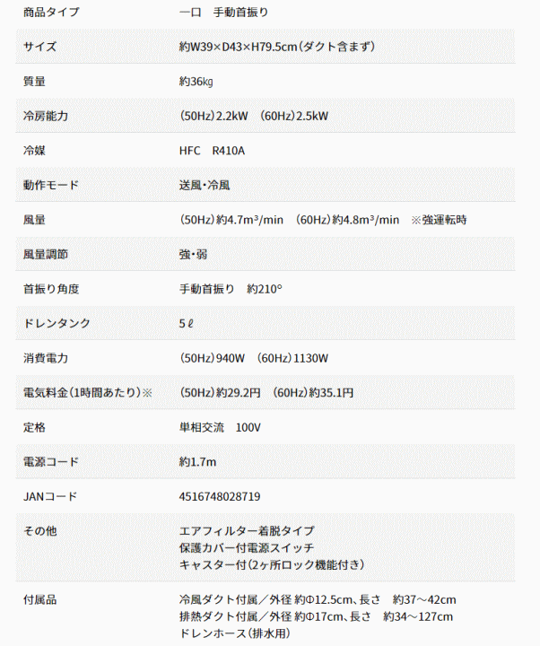 広電 KODEN (広電) KES252AAB スポットクーラー : 伝動機ドット