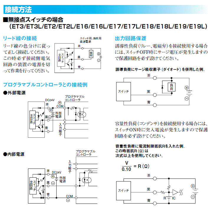 開閉確認センサ　ET2L　近藤製作所