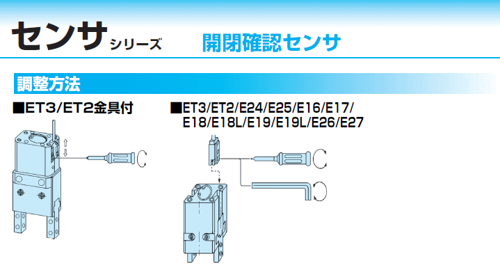 ET2L 開閉確認センサ　近藤製作所