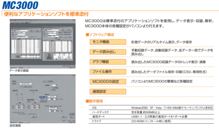 チノー(CHINO) MC3000-000 デジタルハンディ温度計 チノー（CHINO） 伝