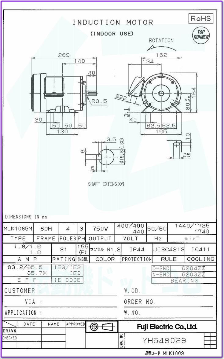 富士電機 Mlk1085m 4 0 75kw 4p 400v 三相 プレミアム効率モータ 全閉外扇形 Diy 工具 脚取付形 脚取付形 金物 部品 Fuj Mlk1085m 4 400v 伝動機ドットコム ヤフー店