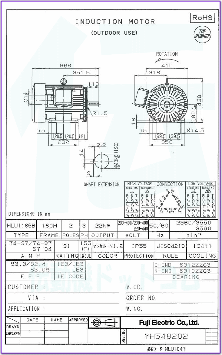 xmd@ MLU1185B-2 22kW-2P [^ ̐} @\
