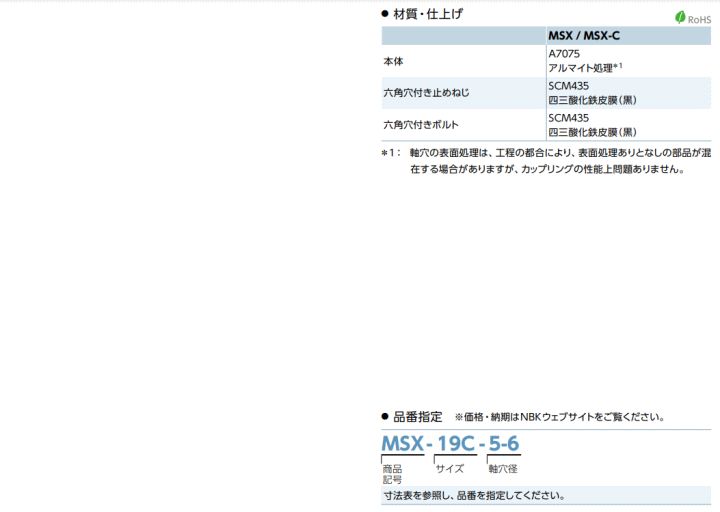 NBK 牮oCebN@MSX-16-5-5@@\