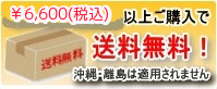 6,480円（税込）以上ご購入で送料無料！