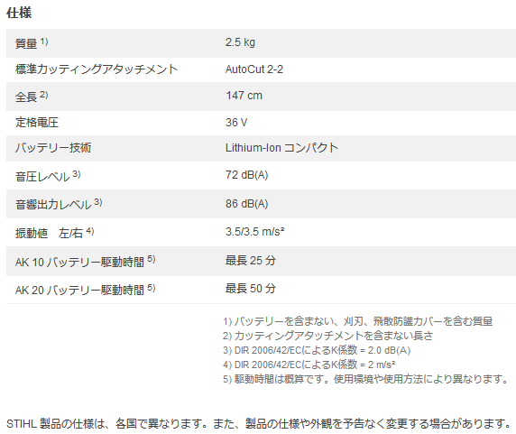 X`[ STIHL FSA56 (AK10obe[&AL101[dt) obe[@ ڍ