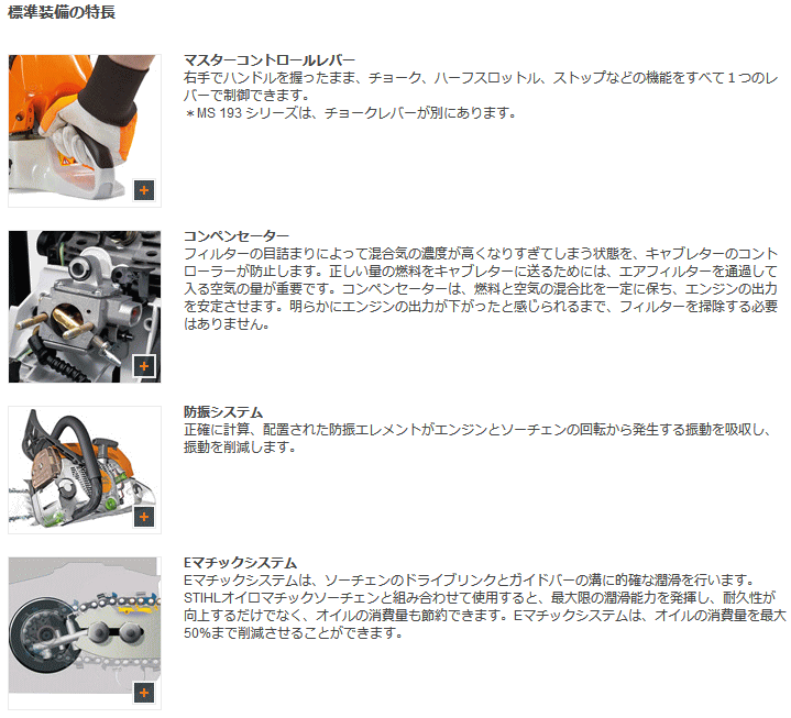 スチール STIHL MS170 (PMM3,ガイドバー35cm) エンジンチェンソー