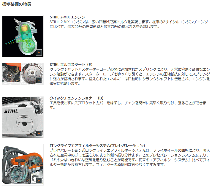 X`[ STIHL MS181C-BE (PMM3,KCho[40cm) RpNg`F\[ ڍ