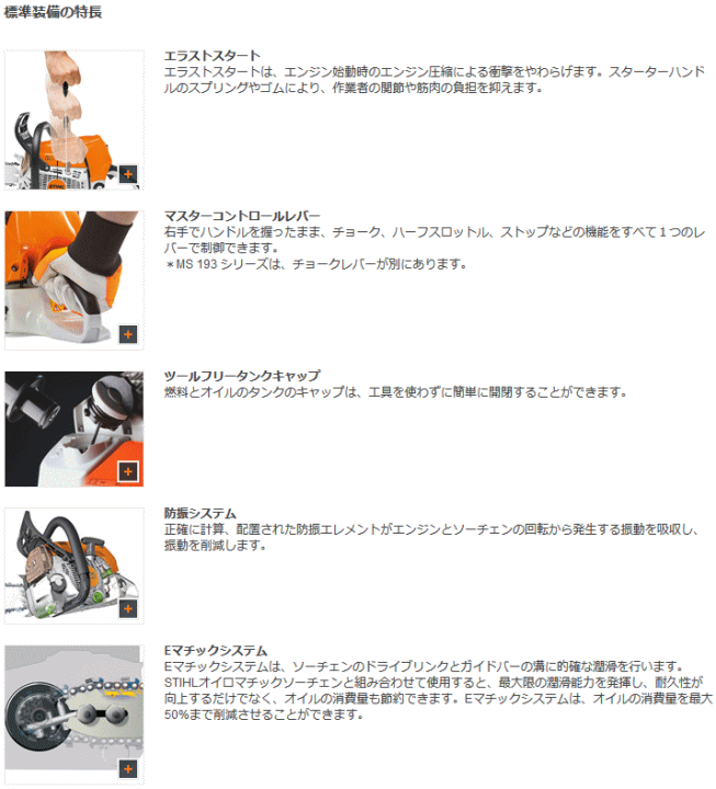 X`[ STIHL MS230 (PM3,KCho[40cm) GRm~[RpNg`F\[ ڍ