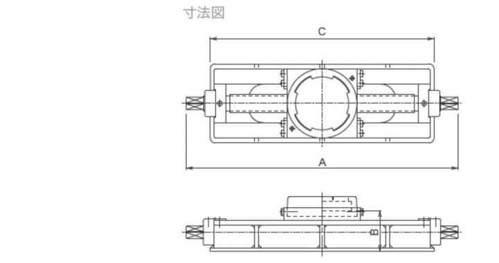 大阪ジャッキ製作所 TB-1030 ジャーナルジャッキ用送り台 油圧機器