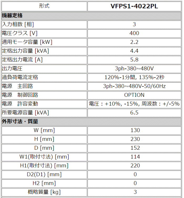  VFPS1-4022PL Co[^ @\