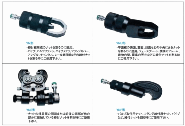大阪ジャッキ製作所 ナットブレーカー用替刃（YN-20B用） 油圧機器