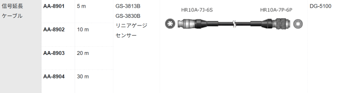 小野測器　AA-8901　寸法表