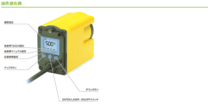 OPTEX(オプテックス) BS-05TA 設置型非接触温度計 センサ・アンプ