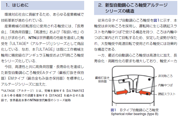 NTN ベアリング 22220EAK 自動調心ころ軸受 ULTAGEシリーズ - 通販