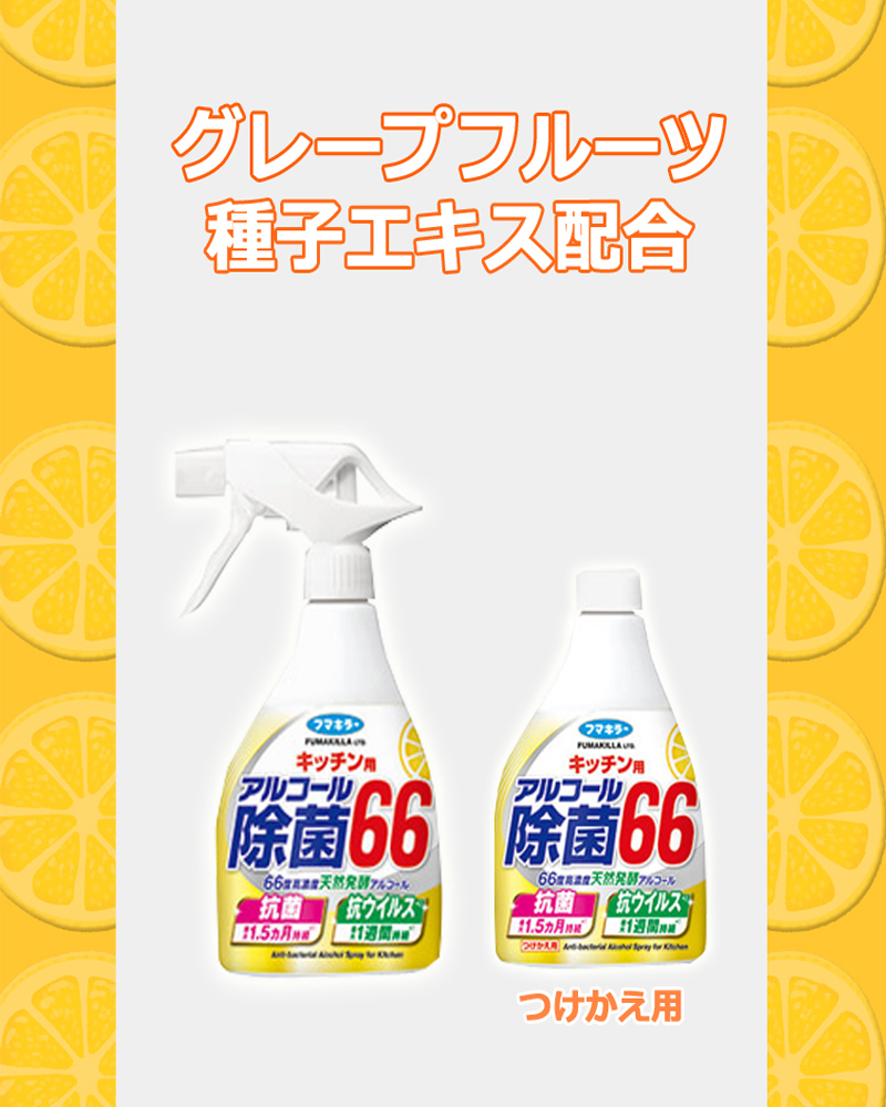 適当な価格 フマキラー キッチン用 アルコール 除菌66 本体 400ML qdtek.vn