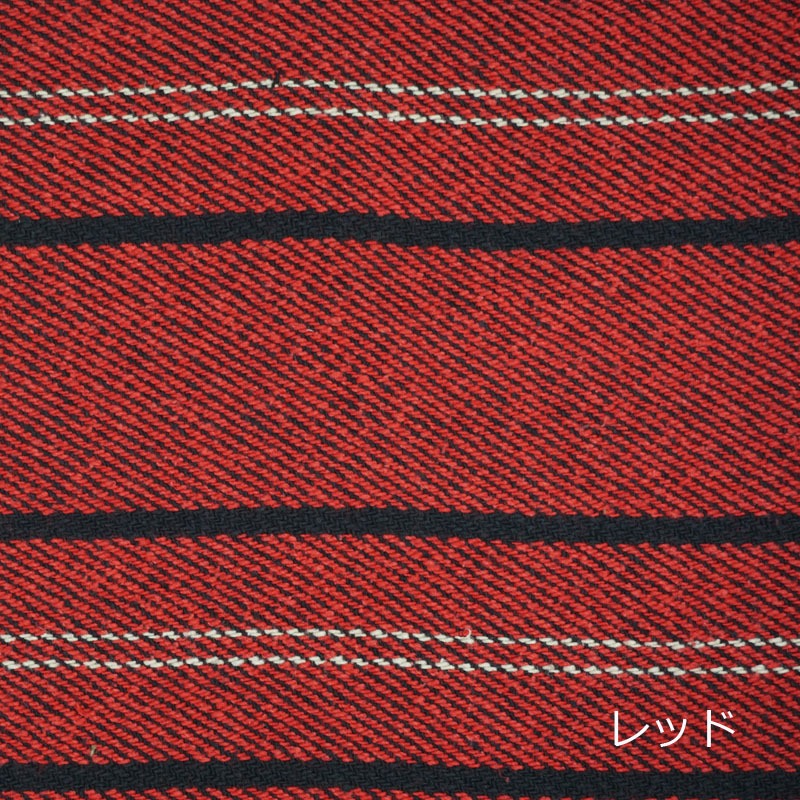 岡山県産 ボーダーメキシカンクロス 10.5オンス 綿 コットン 100% 全3色 クロス生地 | ブランド登録なし | 02