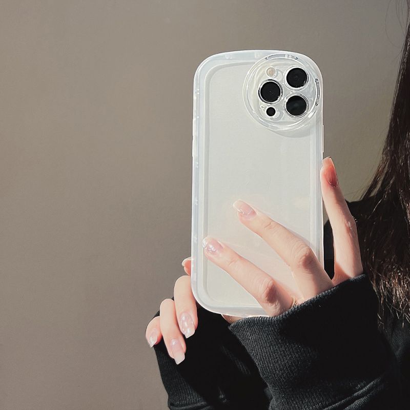 iPhone15 ケース カバー スマホケース 韓国 可愛い透明 アイフォン 耐衝撃 指紋防止 レンズ保護 TPUバンパー 携帯ケース ソフト キャンディーカバー｜denimstorm｜02