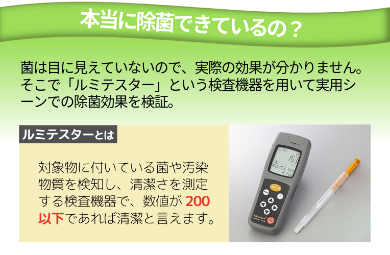 清浄度検査の説明