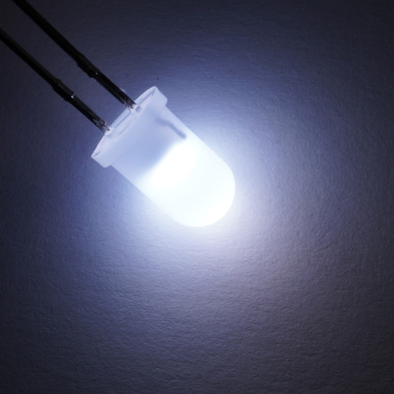 LED 発光ダイオード 5mm 無極性 曇りレンズ 乳白レンズ 優しい発光 穏やかな光 10個入り｜denko-store｜02