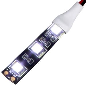 LEDテープライト 10cm 12V 防水 3チップ 黒ベース 正面発光 車 自動車 バイク 高輝度...