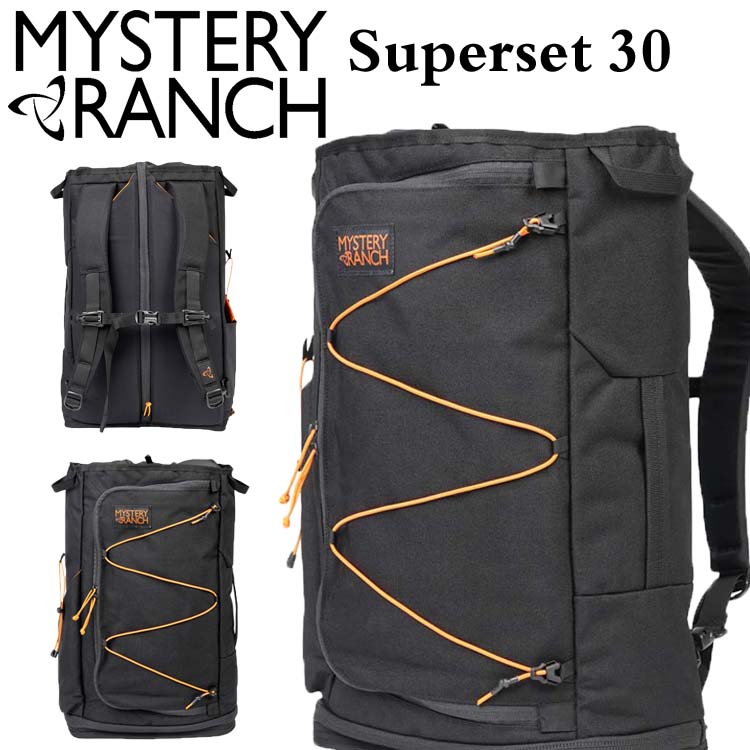 ミステリーランチ スーパーセット 30 バックパック リュックサック リュック バッグ メンズ レディース ブラック MYSTERY RANCH  SUPERSET 30