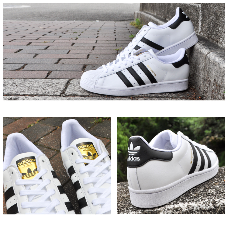 アディダス スーパースター スニーカー メンズ レディース 通勤 通学 定番 ホワイト/ブラック 白 adidas SUPERSTAR  WHITE/BLACK EG4958