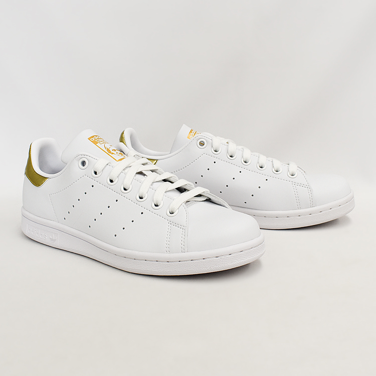 スニーカー スタンスミス W アディダスオリジナルス レディース ホワイト/ゴールドメタリック adidas Originals STANSMITH W G58184｜denpcy｜20