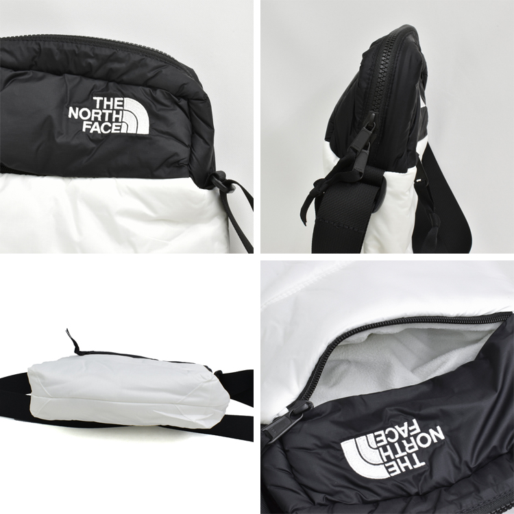 ザ ノースフェイス ヌプシ クロス ボディ バッグ メンズ レディース 鞄 アウトドア 黒 白 断熱 THE NORTH FACE NUPTSE  CROSSBODY BAG BLACK/WHITE NF0A81BV