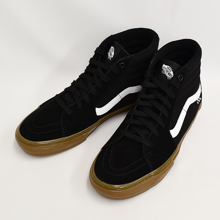 VANS バンズ スケート スケートハイ ブラック/ガム メンズ スニーカー スケハイ ヴァンズ SKATE SK8-HI BLACK/GUM  VN0A5FCCB9M